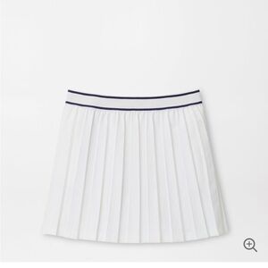 Peter Millar Mickey Pleated Size XS White Women's Skirt